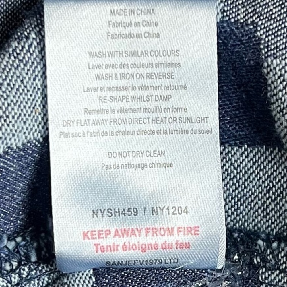 Native Youth Patchwork Button Down Shirt - sz XL - image 11